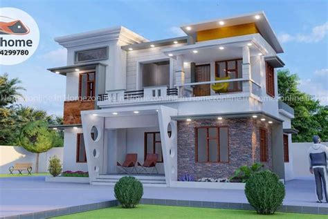 Heavenly Designed Duplex Home HOMEZONLINE House Designs Exterior