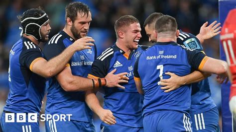 Leinster Munster Urc Leaders Earn Bonus Point Win In Dublin