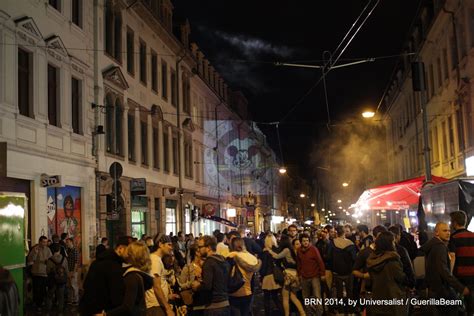 Bunte Republik Neustadt 2014 BRN Logo Projected With Gue Flickr