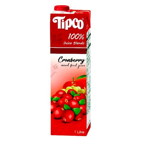 Tipco 100 Cranberry And Mixed Fruit Juice 1l Shopifull