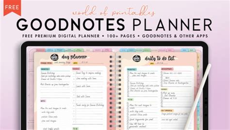 Goodnotes Planner With Free Templates World Of Printables