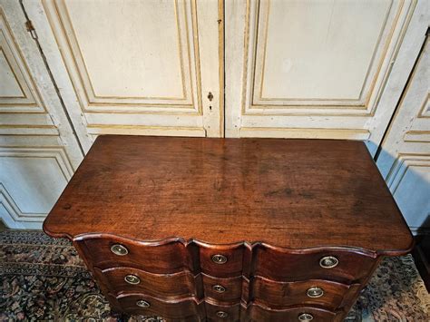 Proantic Commode Arbal Te En Noyer Louis Xv Me