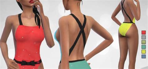 Sims Bikini Sims Swimsuit CC Sims Bikini CC