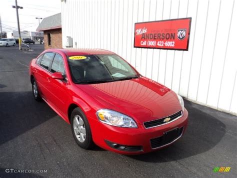 2011 Victory Red Chevrolet Impala Lt 76224547 Car