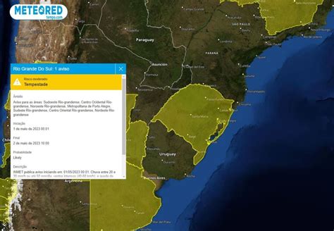 Rio Grande Do Sul Sob Alerta De Tempestades Granizo E Chuva Forte No