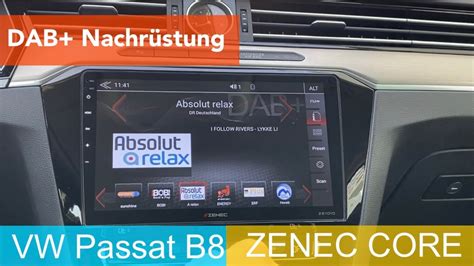 DAB Nachrüstung im VW Passat B8 Golf 7 Tiguan Touran Androidradio