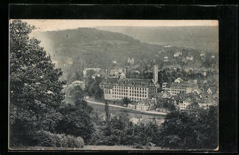 AK Hann Münden Blick v Wüstefeld s Anlage auf Schloss und Kattenbühl