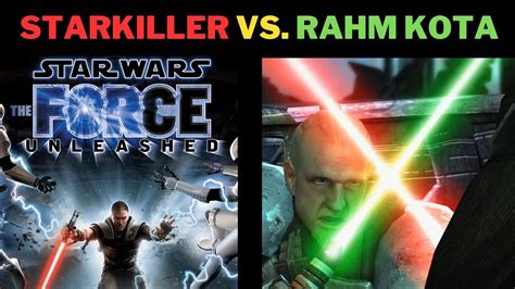 Star Wars The Force Unleashed Starkiller Vs Rahm Kota Boss Battle