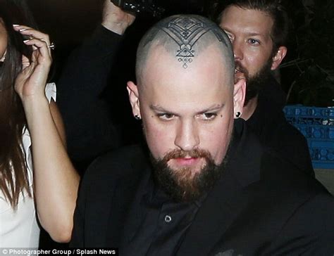 Benji Madden Debuts Massive Tattoo On His Shaved Head As He And Cameron