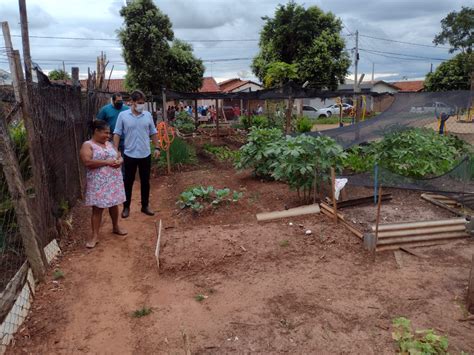 Agricultura Entrega Nova Horta Comunit Ria No Jardim Pevi Portalk Br