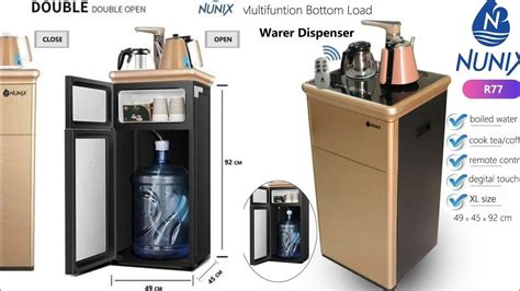 Nunix Bottom Load Dispenser L Hot And Cold Connection And Use Youtube