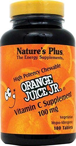 Amazon NaturesPlus Orange Juice Chewable Vitamin C 500 Mg 180