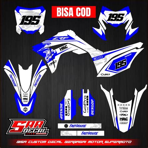 Jual DECAL CRF 150L FULL BODY DECAL SUPERMOTO MOTO CROSS DECAL CRF