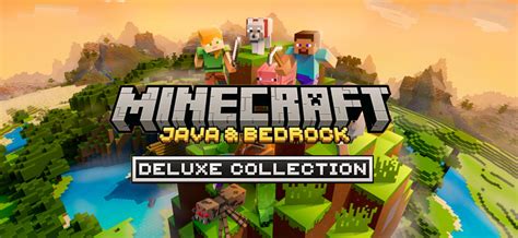 Minecraft Java Bedrock Edition Deluxe Collection aktivační klíč