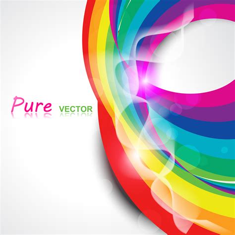 vector rainbow wave 220681 Vector Art at Vecteezy