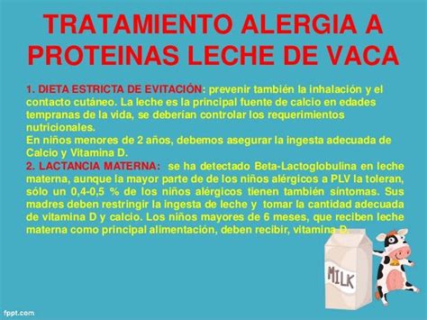 Alergia Alimentaria Proteinas Leche De Vaca