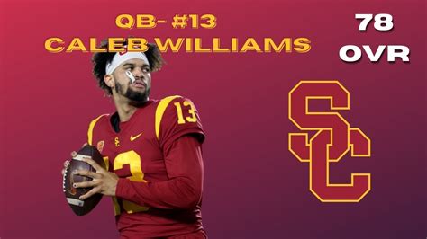 Qb Caleb Williams Madden Creation Youtube