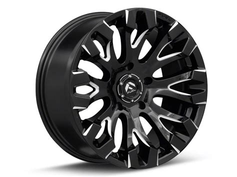 Fuel Wheels Tundra Quake Gloss Black Milled 5 Lug Wheel 20x9 1mm