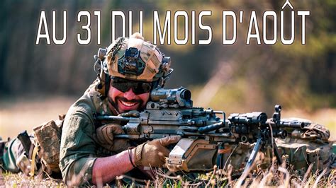 AU 31 DU MOIS D AOÛT Chant Militaire avec paroles YouTube