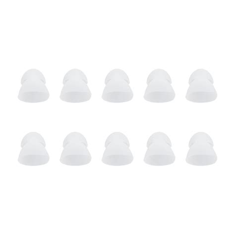 10pcsset Hearing Aid Domes 10mm Double Bass Domes Silicone Earplugs Replacement For Hearing