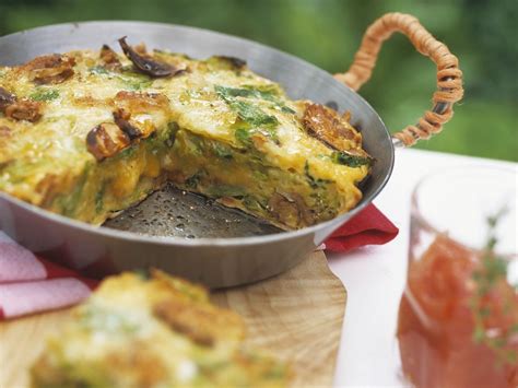 Mushroom And Cabbage Frittata With Tomato Chutney Recipe Eat Smarter Usa