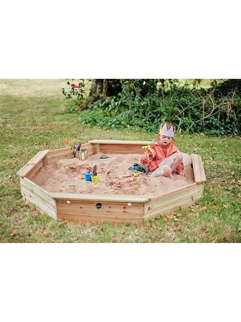 Plum Giant Wooden Sandpit Natural Uk