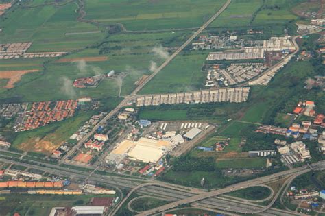 Superhighway And Community Area Stock Photo Download Image Now