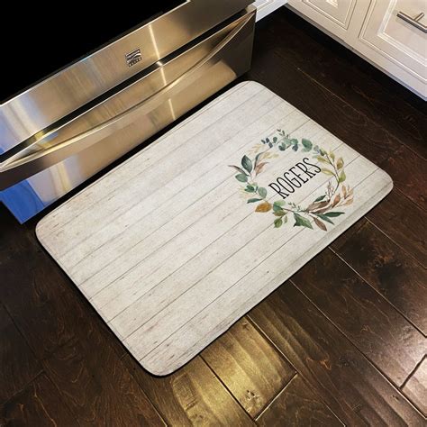 Floor Mat Personalized Rug Kitchen Rug Personalized Floor Etsy