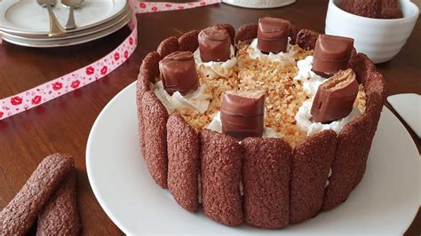 Torta Charlotte Kinder Bueno Ricetta Fredda Senza Cottura Rosly A