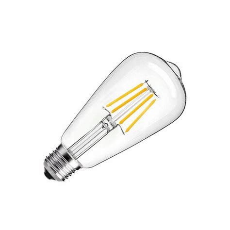 Żarówka Led Filament E27 St64 6w Retro Ciepła