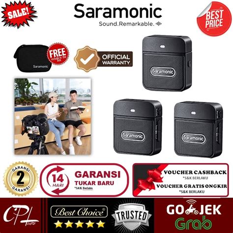 Jual Saramonic Blink B B Person Digital Camera Mount Wireless