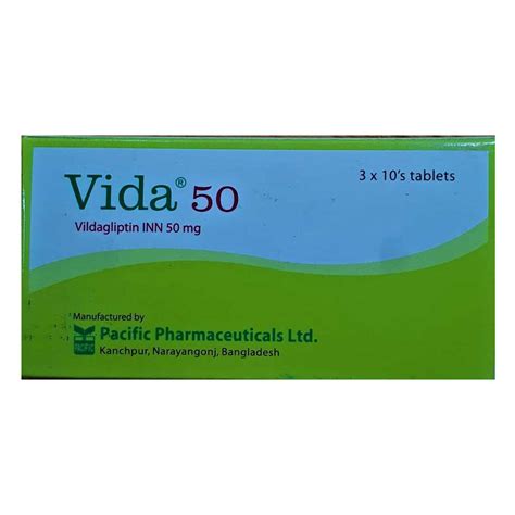 Vida 50 Mg Tablet Pacific Pharmaceuticals Ltd Indications