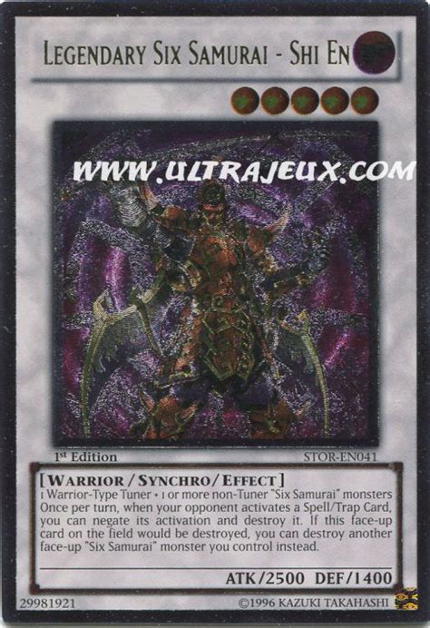 Legendary Six Samurai Shi En Stor En Ul Carte Yu Gi Oh Cartes