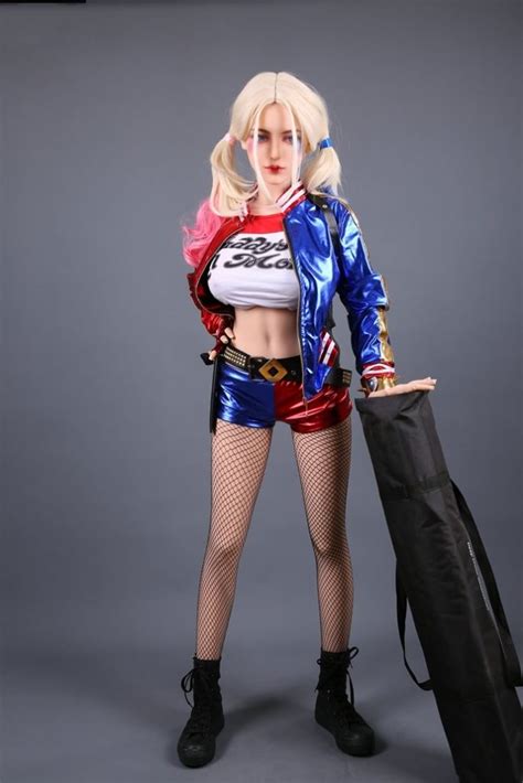 Cosplay Harley Quinn Sex Doll 140cm 4ft6 Mailovedoll