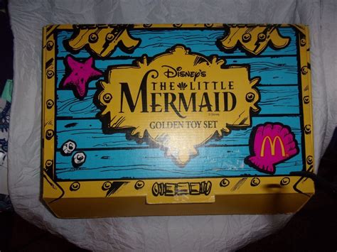 McDonalds 1997 Disney's The Little Mermaid Golden Toy Set New | #4565228881