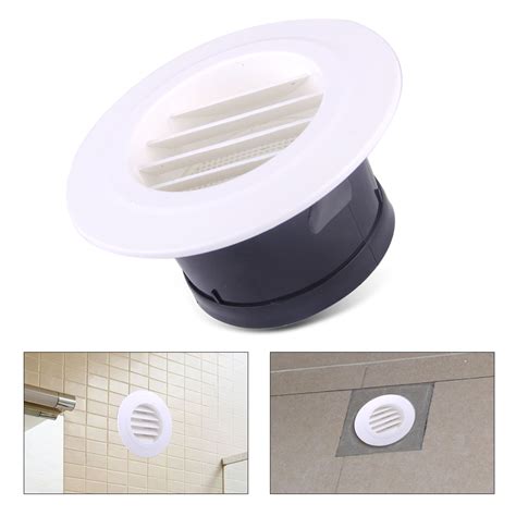 Mm Plastic Round Air Exhaust Vent Grille Cover Wall Ventilation