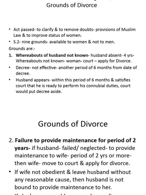 Dissolution Of Muslim Marriage Act 1939 Pdf Husband Divorce