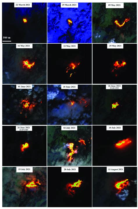 The Images From Landsat 8 OLI Band Combination 7 6 5 Show The