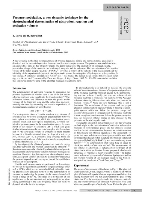 Pdf Pressure Modulation A New Dynamic Technique For The