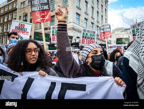 La Marcha Pro Palestina En Londres Sobre Gaza Atrae A Miles De Personas