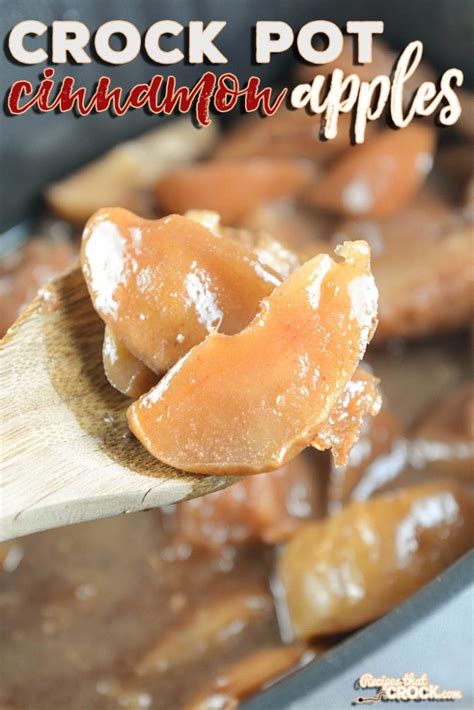 Crock Pot Cinnamon Apples Recipes That Crock