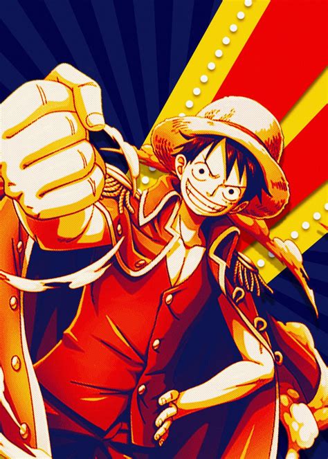 Monkey D Luffy Poster By Lost Boys Dsgn Displate Monkey D Luffy