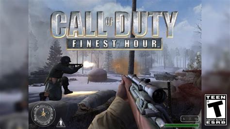 Playing Call Of Duty Finest Hour For PlayStation 2 YouTube