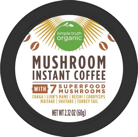 Simple Truth Organic Mushroom Instant Coffee Oz Oz Shipt