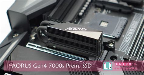 AORUS 7000s Prem PCIe Gen4 M 2 SSD 評測開箱 UNIKO s Hardware