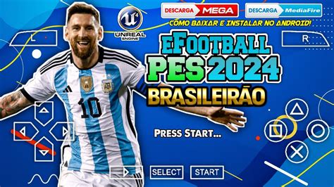 Saiu Efootball Pes Ppsspp Brasileir O Atualizado Narra O