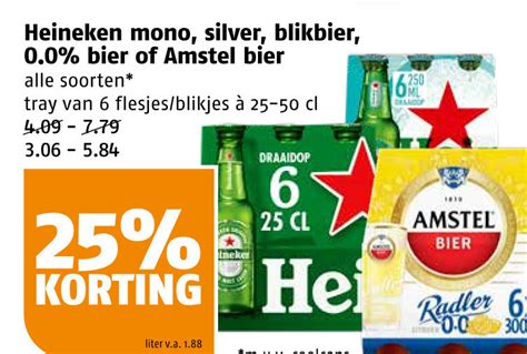 Heineken Blikje Bier Folder Aanbieding Bij Poiesz Details