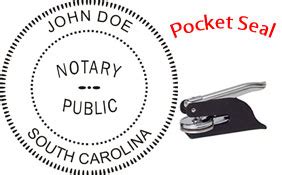 South Carolina Notary Seal Supplies Sc Notary Seal Jp Cooke Company