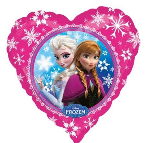 Frozen Heart Foil Cluster Party Blowout Cumbernauld Glasgow