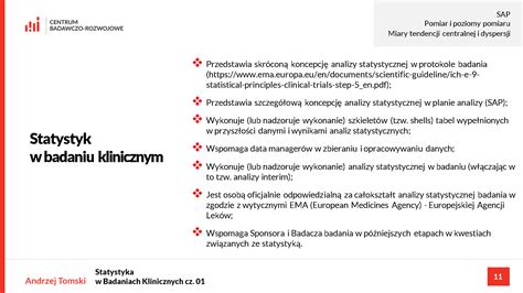 Statystyka W Badaniach Klinicznych Cz 1 Szkolenie